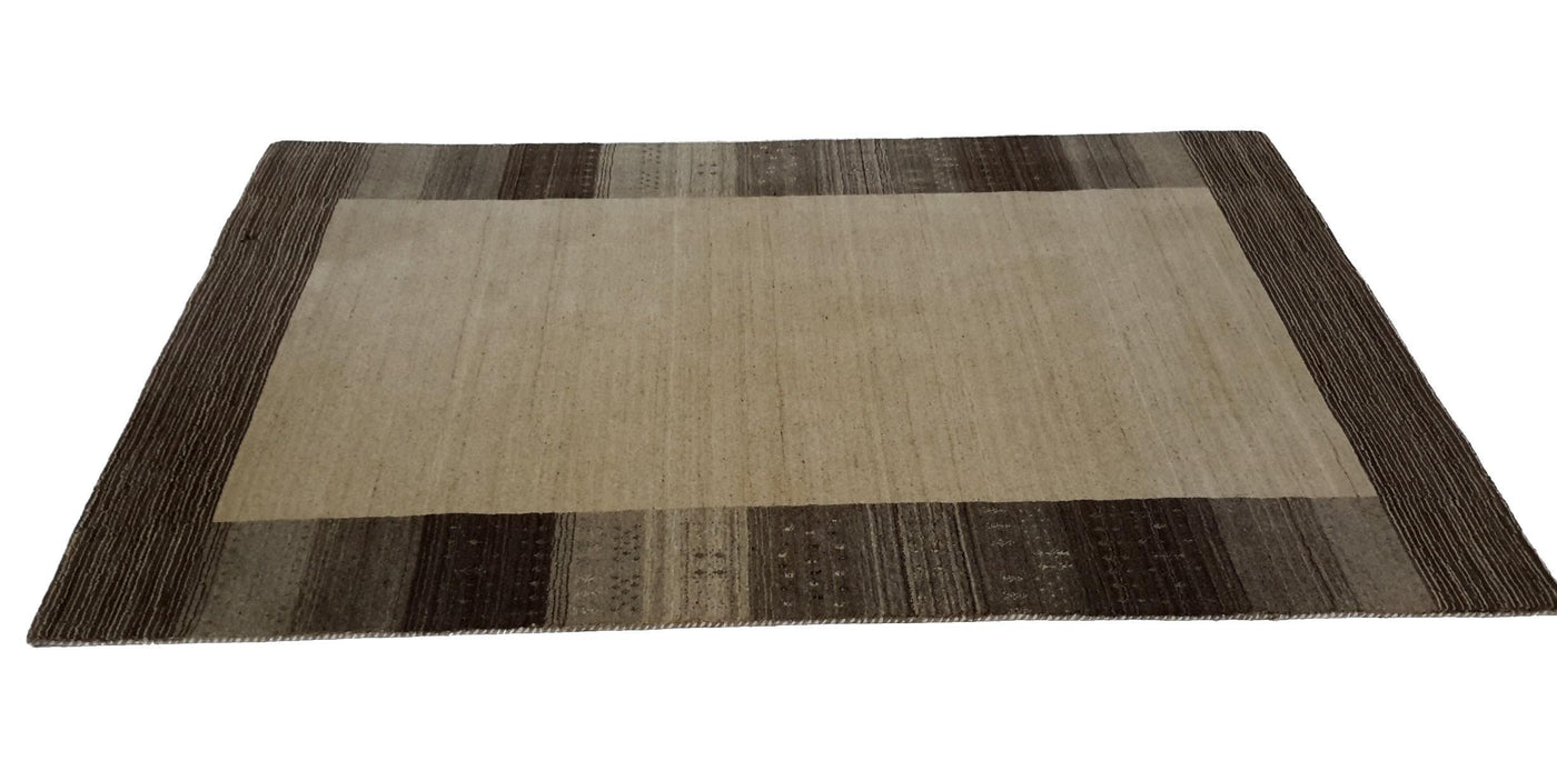 Canvello Hand Loom Modern All Over Indo Gabbeh Rug - 4'7'' X 6'8''