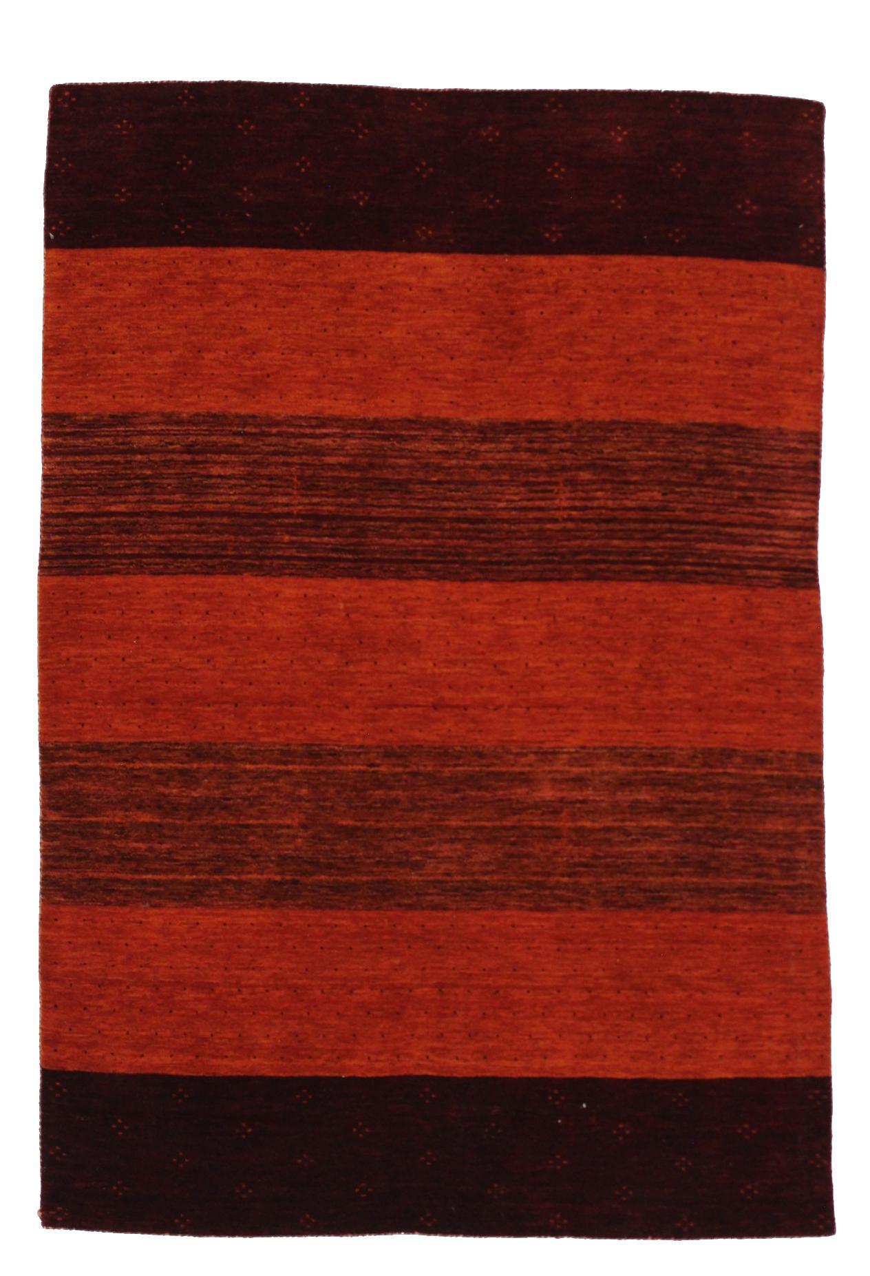 Canvello Hand Loom Modern All Over Indo Gabbeh Rug - 4'6'' X 6'8'' - Canvello