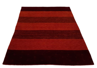 Canvello Hand Loom Modern All Over Indo Gabbeh Rug - 4'6'' X 6'8'' - Canvello