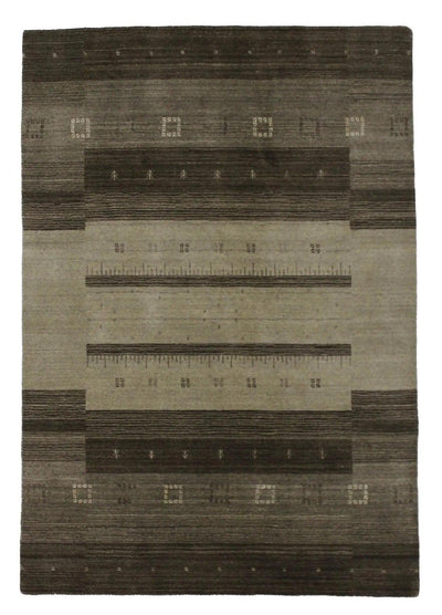 Canvello Hand Loom Modern All Over Indo Gabbeh Rug - 4'7'' X 6'8'' - Canvello