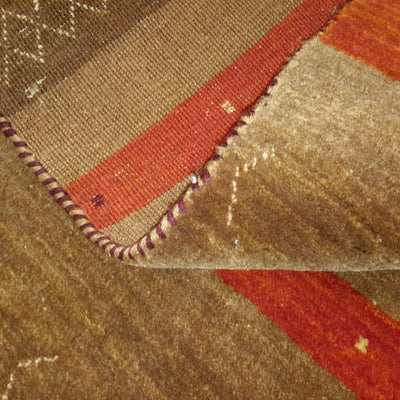 Canvello Hand Loom Modern All Over Indo Gabbeh Rug - 5'9'' X 7'11''