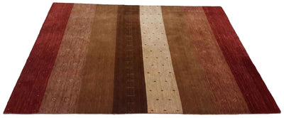 Canvello Hand Loom Modern All Over Indo Gabbeh Rug - 6'6'' X 7'10'' - Canvello