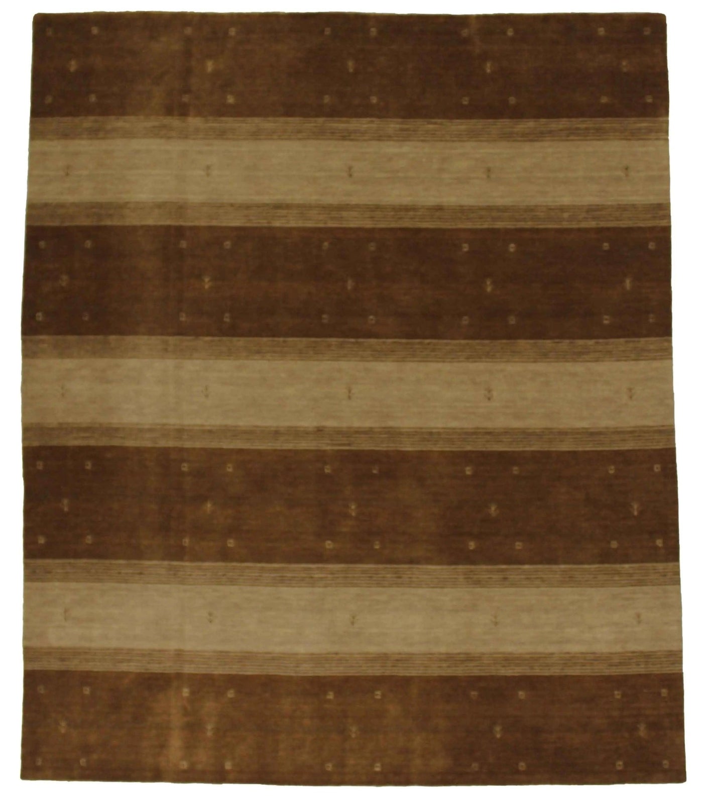 Canvello Hand Loom Modern All Over Indo Gabbeh Rug - 6'7'' X 7'11'' - Canvello