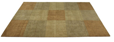 Canvello Hand Loom Modern All Over Indo Nepal Rug - 8'11'' X 12'1'' - Canvello