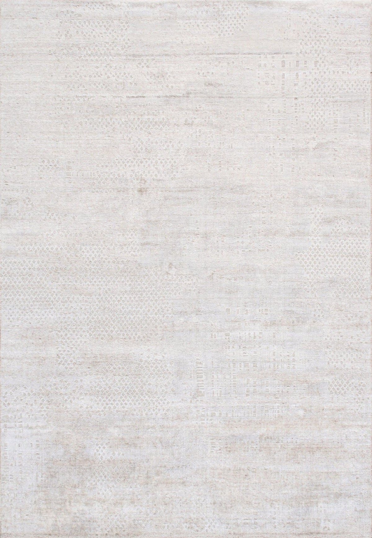 Canvello 精細手工打結圓形阿格拉圓形地毯 - 8'2'' X 8'2''