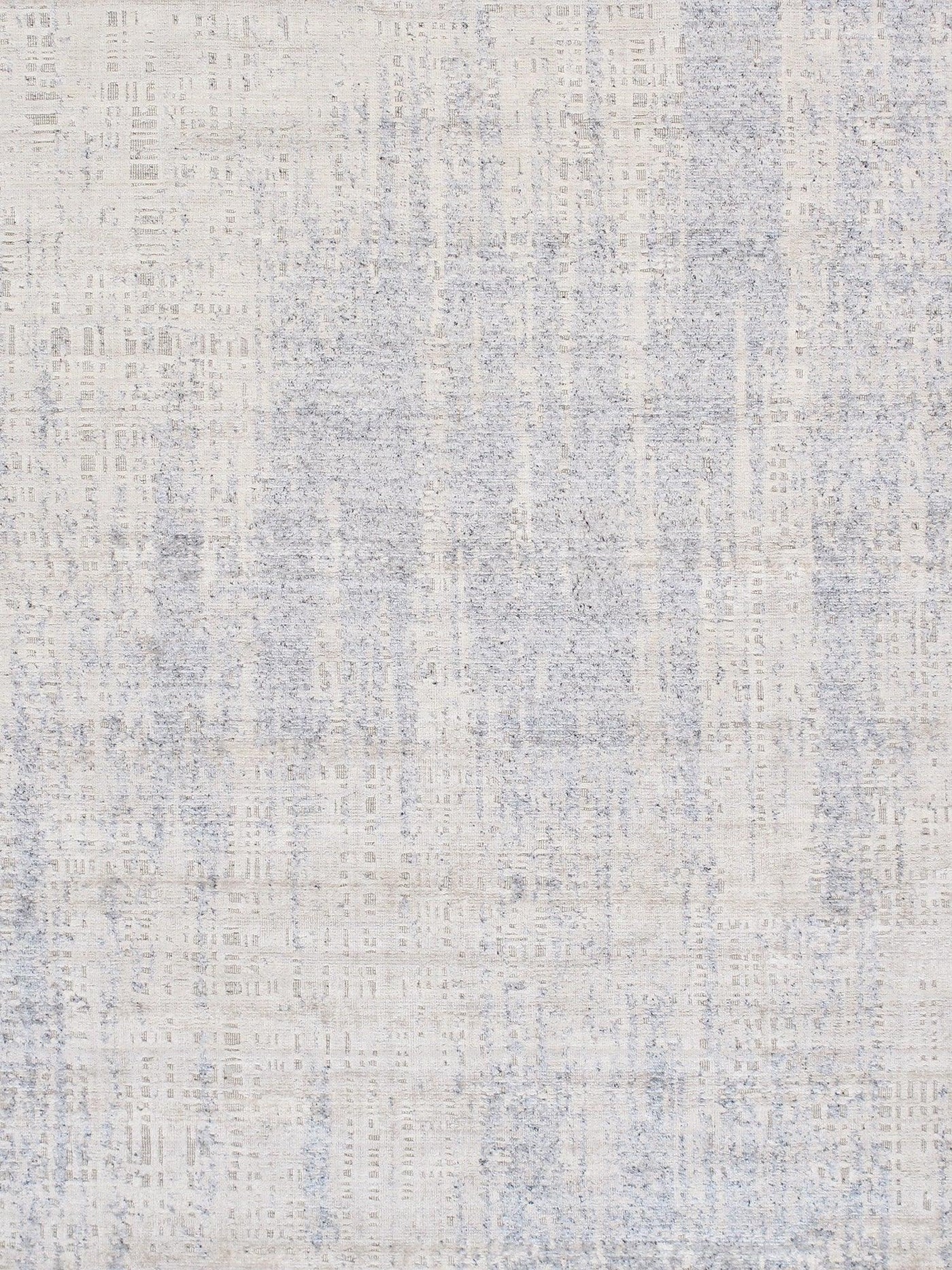 Canvello Hand - Loomed Bsilk & Wool Grey Area Rug - 8'1" X 10' - Canvello