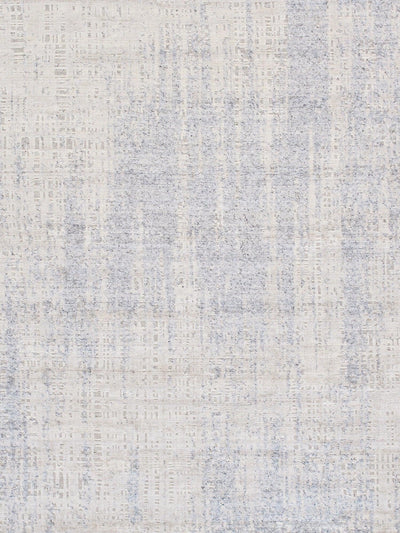 Canvello Hand - Loomed Bsilk & Wool Grey Area Rug - 8'1" X 10' - Canvello