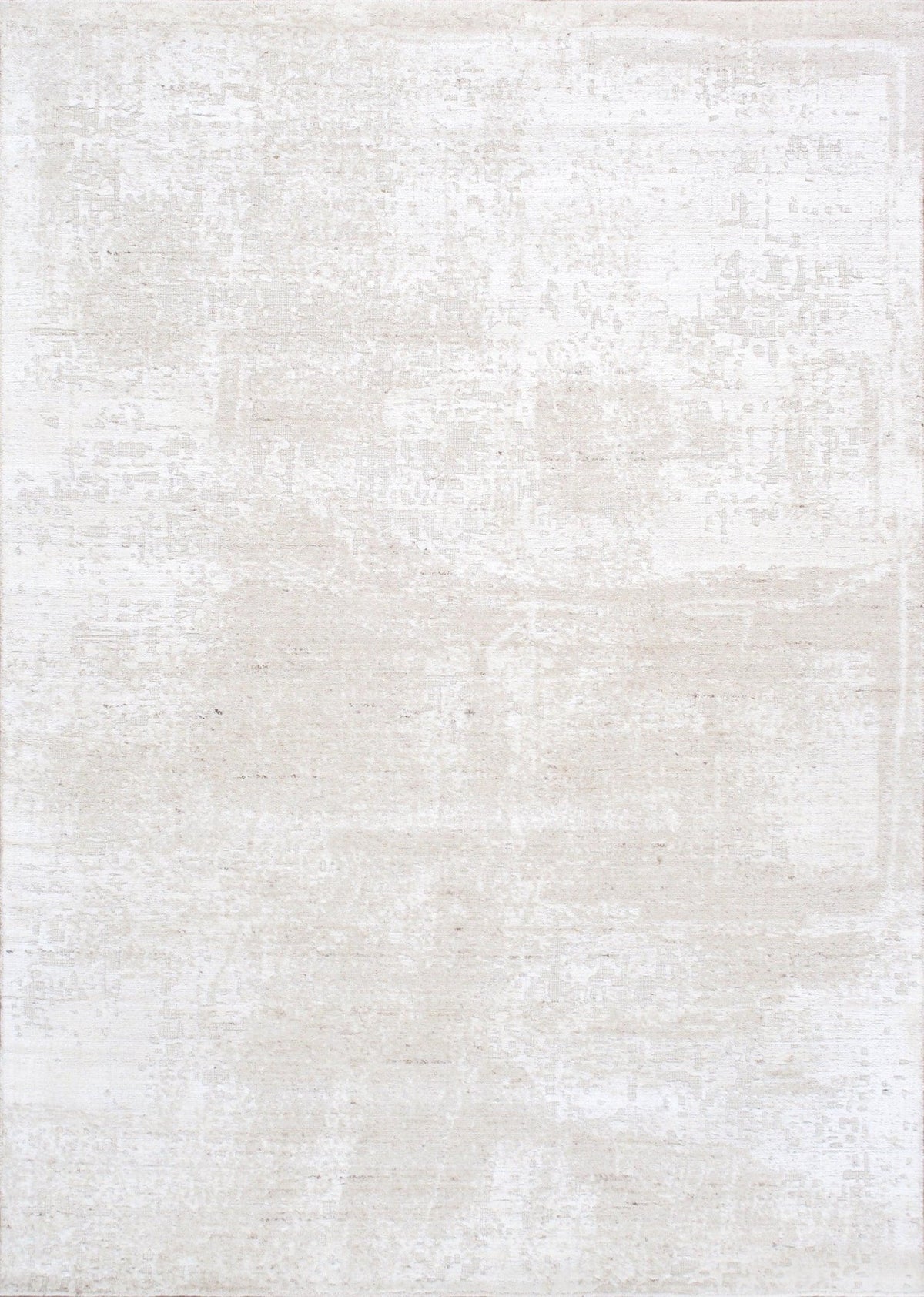 Canvello 精細手工打結圓形阿格拉圓形地毯 - 8'2'' X 8'2''