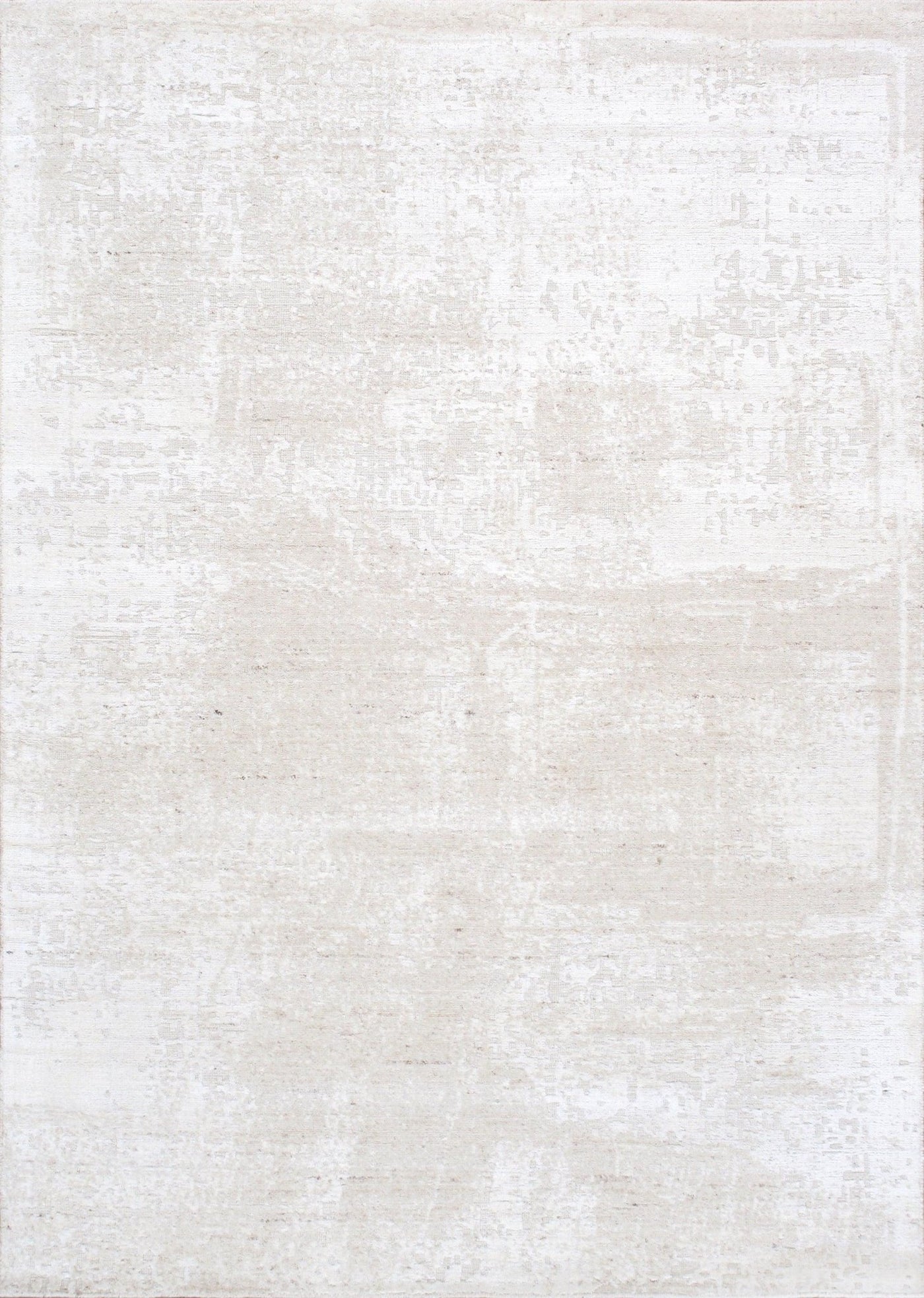 Canvello Hand - Loomed Bsilk & Wool Ivory Area Rug - 5'5" X 7'7" - Canvello