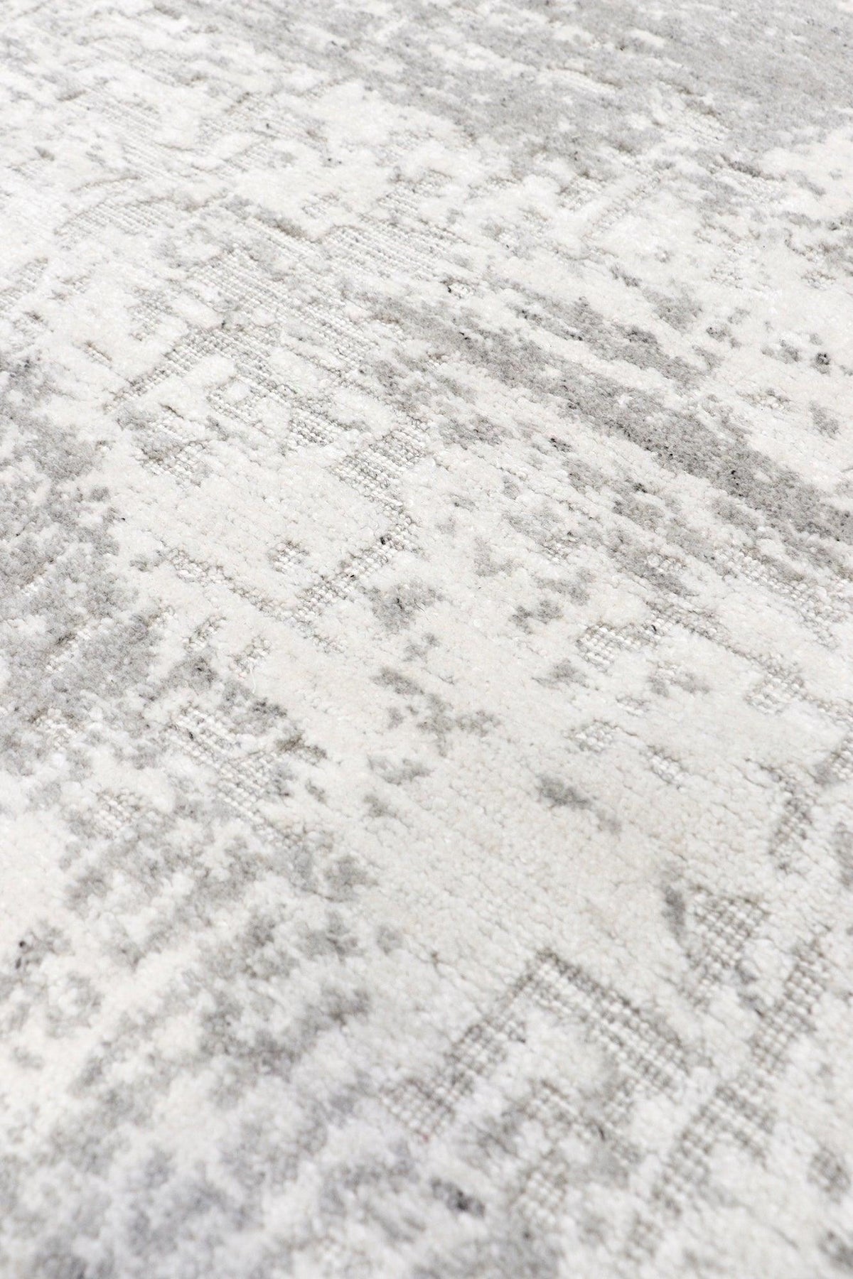 Canvello Hand - Loomed Bsilk & Wool Ivory Area Rug - 8'1" X 10'1" - Canvello