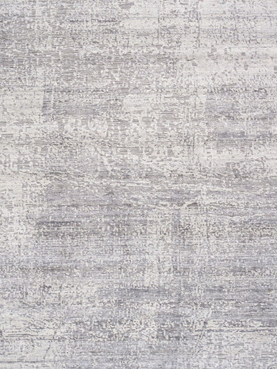 Canvello Hand - Loomed Bsilk & Wool Silver Area Rug - 8'1" X 10'1" - Canvello