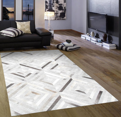 Canvello Hand - Loomed Cowhide Area Rugs - 2x3 - Canvello