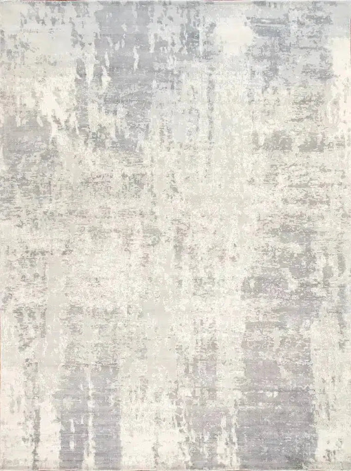 Canvello Hand-Loomed Grey Modern Area Rug - 10' X 14'