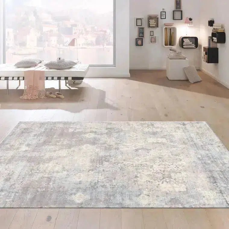 Canvello Hand - Loomed Modern Grey Rug - 8'9" X 11'9" - Canvello