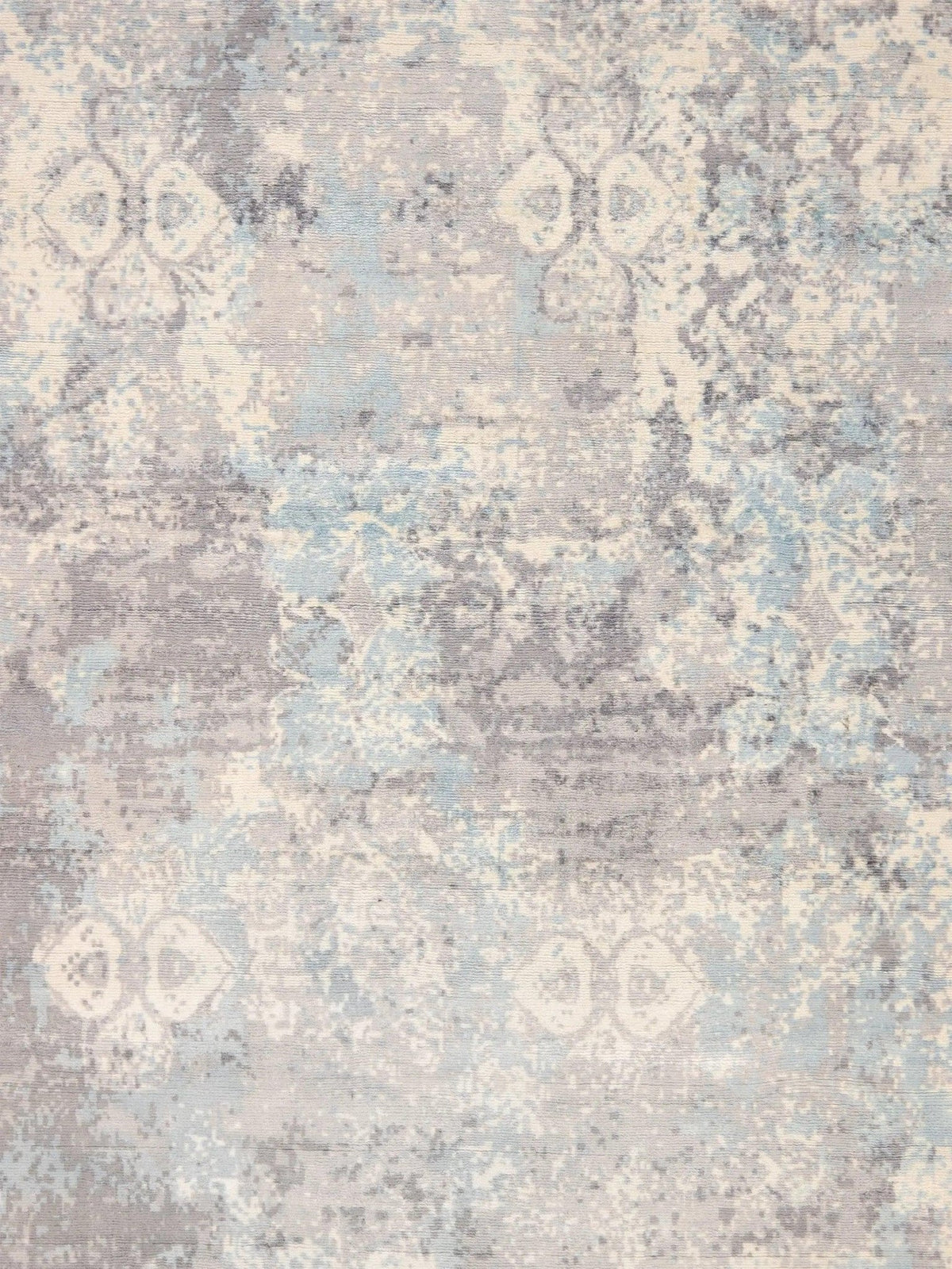 Canvello Hand-Loomed Modern Grey Rug - 8'9" X 11'9"