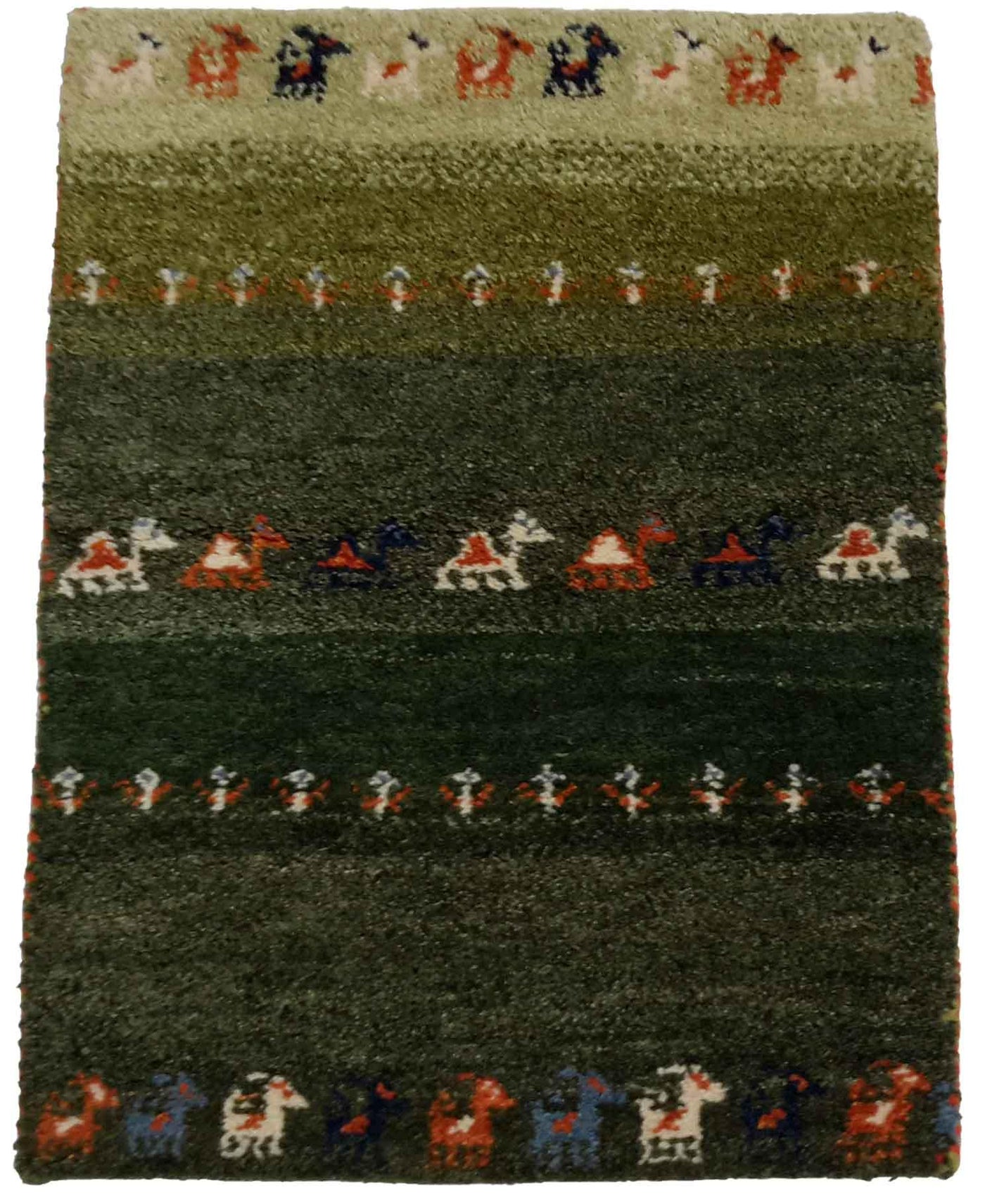 Canvello Hand Made Casual All Over Indo Gabbeh Rug - 2'0'' X 2'10''