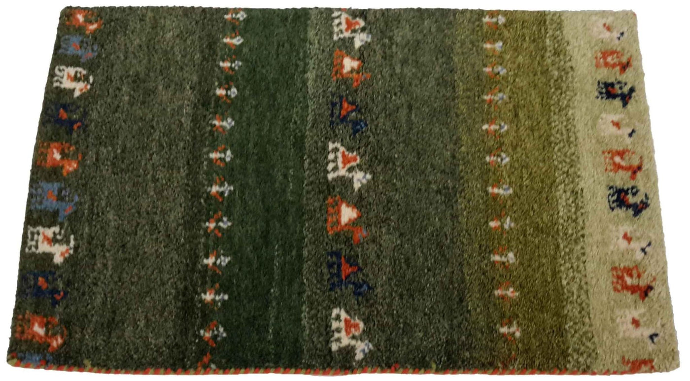 Canvello Hand Made Casual All Over Indo Gabbeh Rug - 2'0'' X 2'10'' - Canvello