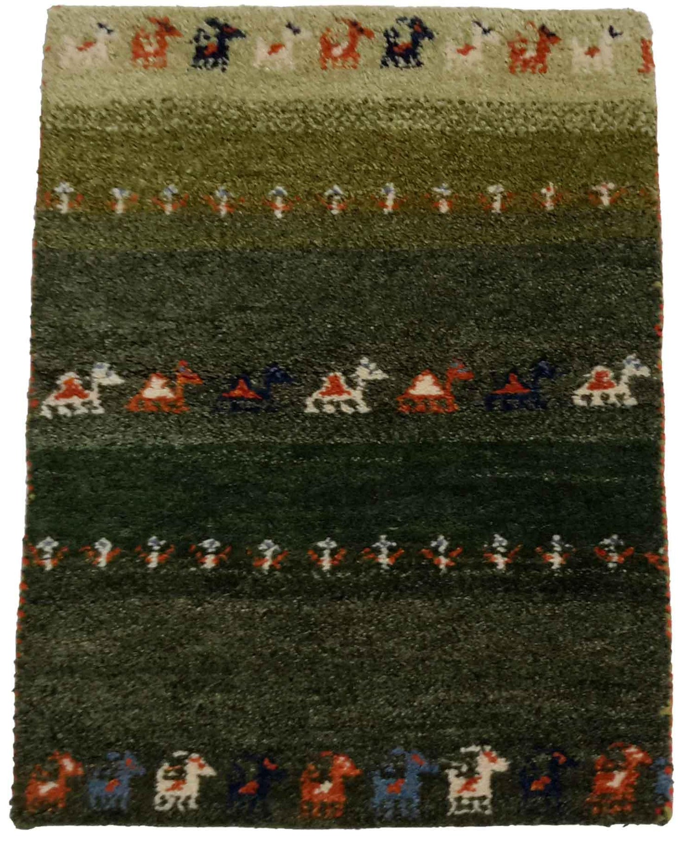 Canvello Hand Made Casual All Over Indo Gabbeh Rug - 2'0'' X 2'10'' - Canvello