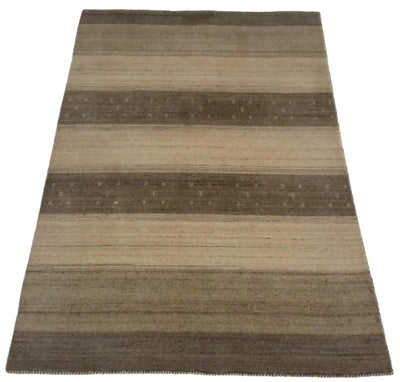 Canvello Hand Made Casual All Over Indo Gabbeh Rug - 3'11'' X 5'11''