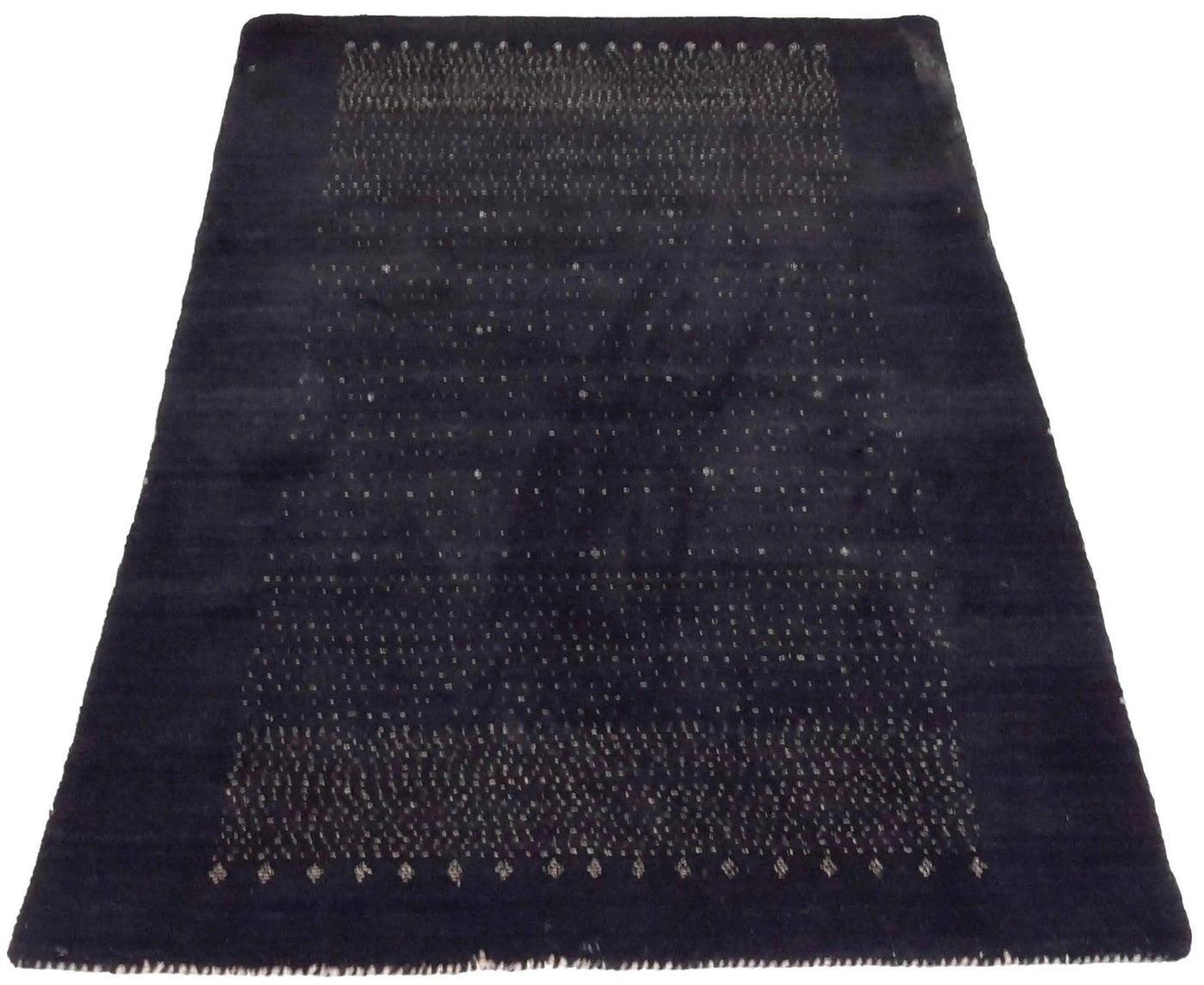 Canvello Hand Made Casual All Over Indo Gabbeh Rug - 3'0'' X 5'4'' - Canvello