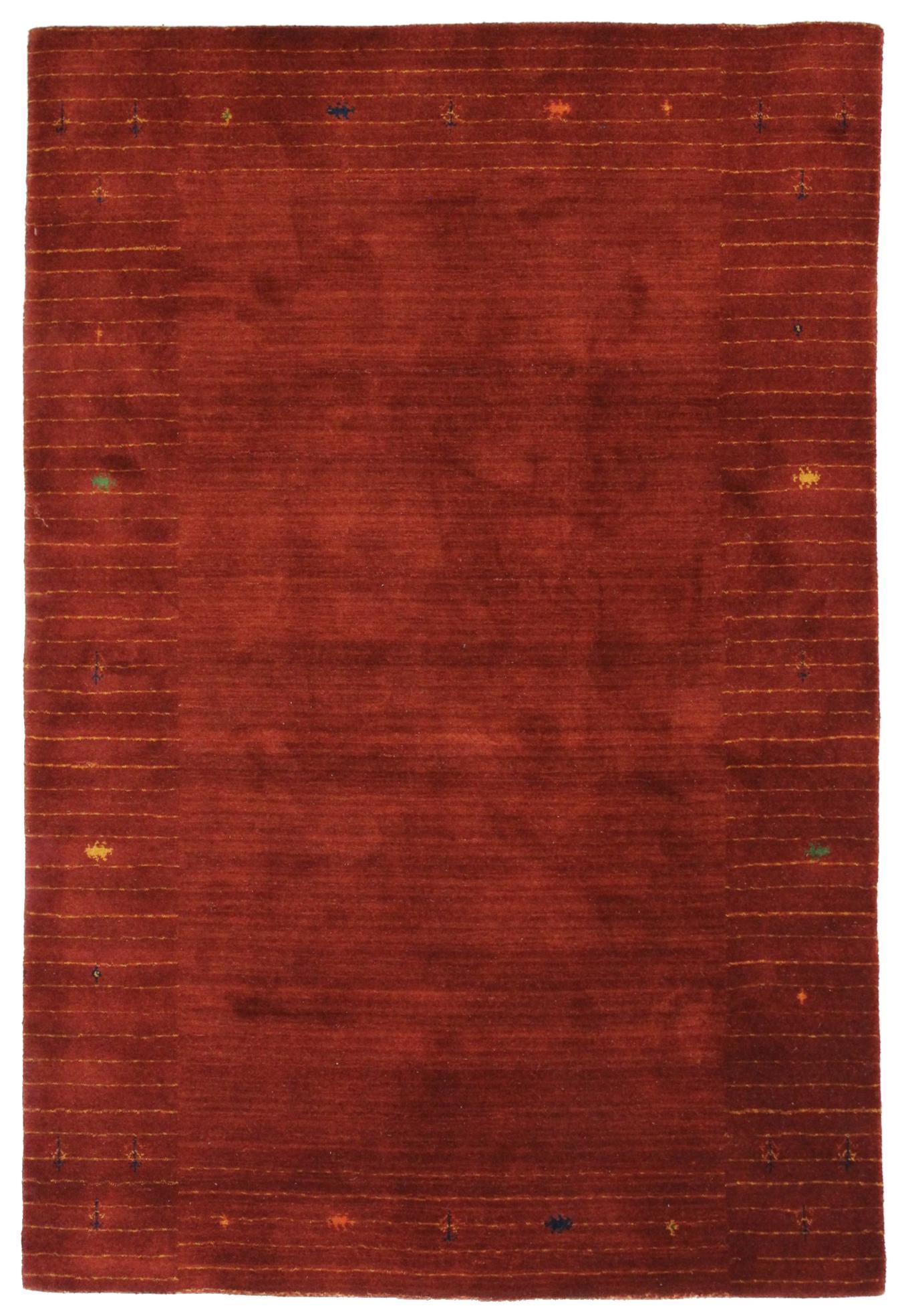 Canvello Hand Made Casual All Over Indo Gabbeh Rug - 3'11'' X 5'11'' - Canvello