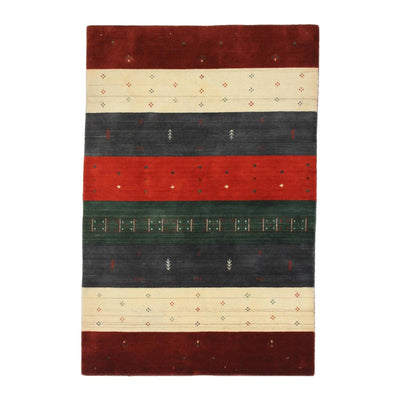 Canvello Hand Made Casual All Over Indo Gabbeh Rug - 3'11'' X 5'11'' - Canvello