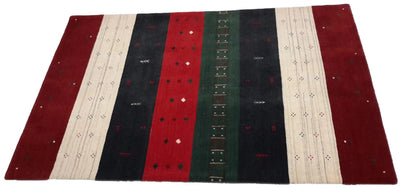 Canvello Hand Made Casual All Over Indo Gabbeh Rug - 4'0'' X 6'0'' - Canvello