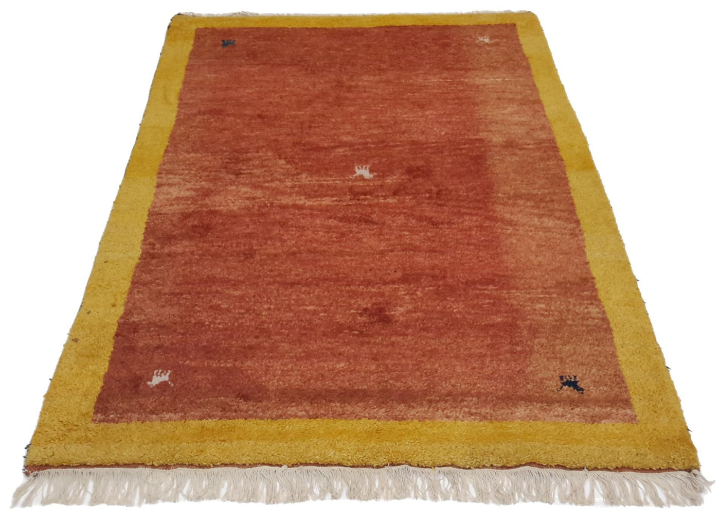 Canvello Hand Made Casual All Over Indo Gabbeh Rug - 4'0'' X 6'0'' - Canvello