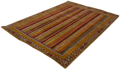 Canvello Hand Made Casual All Over Indo Gabbeh Rug - 5'9'' X 8'0'' - Canvello