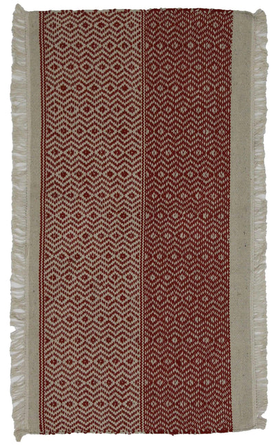 Canvello Hand Made Casual All Over Indo Kilim Rug - 2'0'' X 3'10''