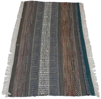 Canvello Hand Made Casual All Over Indo Kilim Rug - 2'2'' X 4'0''