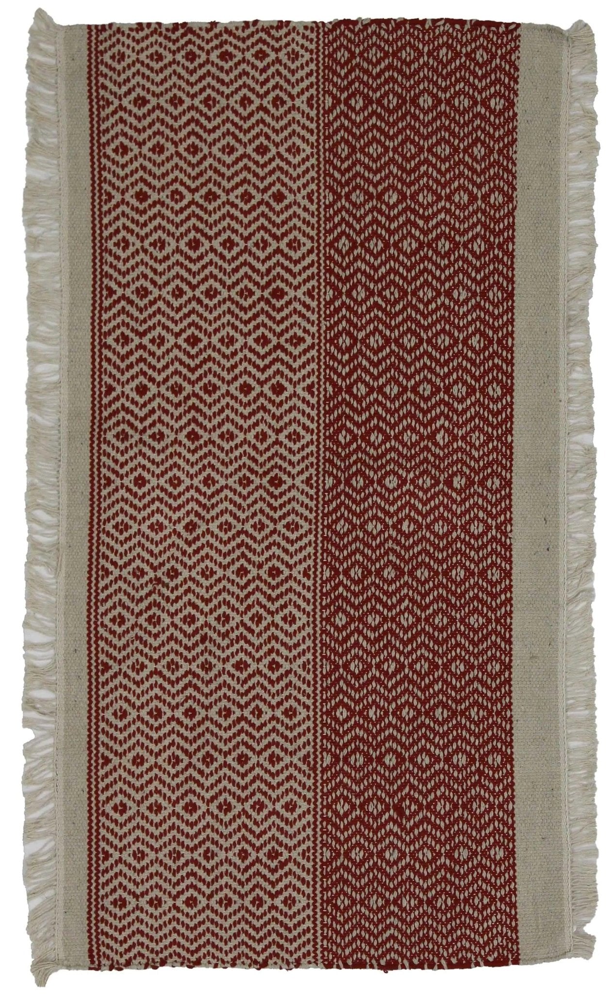 Canvello Hand Made Casual All Over Indo Kilim Rug - 2'0'' X 3'10'' - Canvello