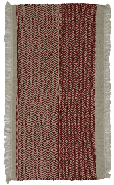 Canvello Hand Made Casual All Over Indo Kilim Rug - 2'0'' X 3'10'' - Canvello