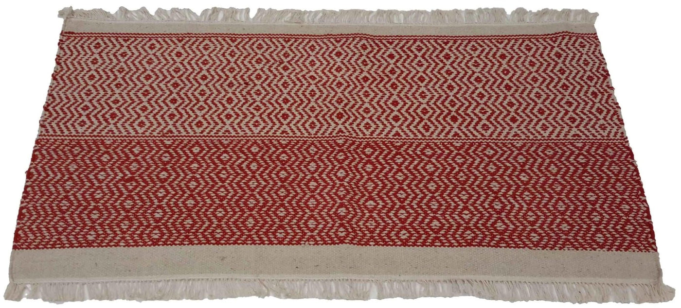 Canvello Hand Made Casual All Over Indo Kilim Rug - 2'0'' X 3'10'' - Canvello