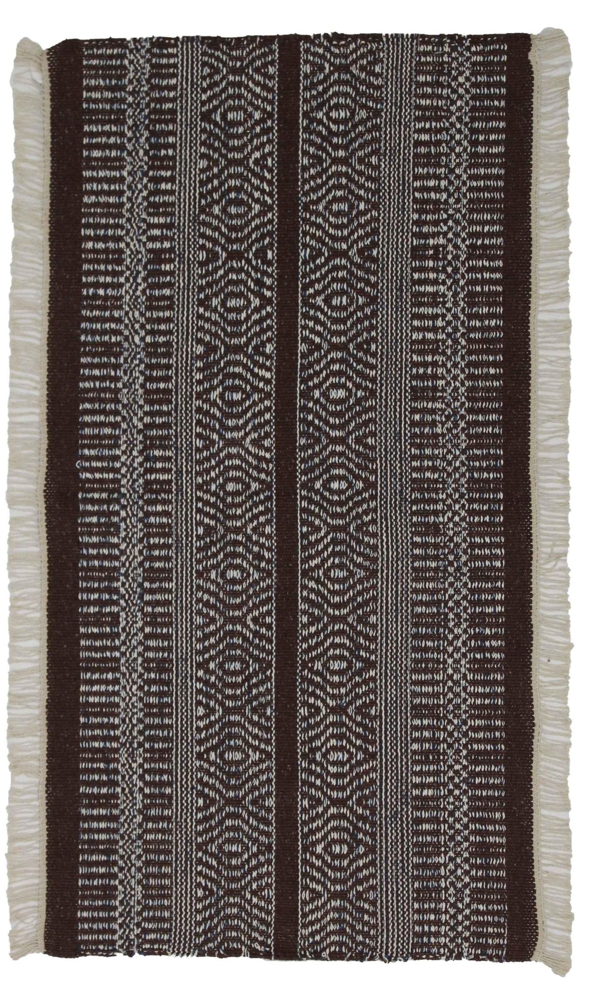 Canvello Hand Made Casual All Over Indo Kilim Rug - 2'1'' X 3'10'' - Canvello