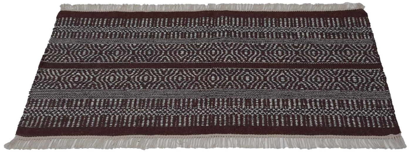 Canvello Hand Made Casual All Over Indo Kilim Rug - 2'1'' X 3'10'' - Canvello