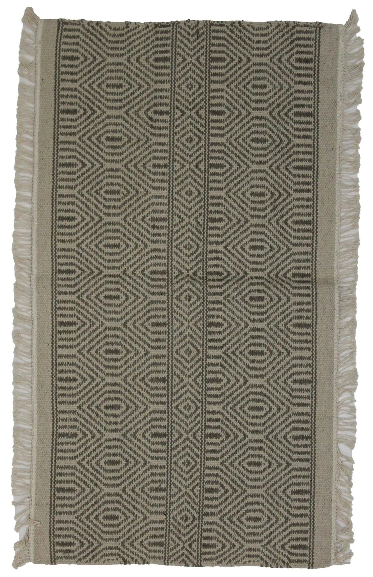 Canvello Hand Made Casual All Over Indo Kilim Rug - 2'1'' X 3'9''