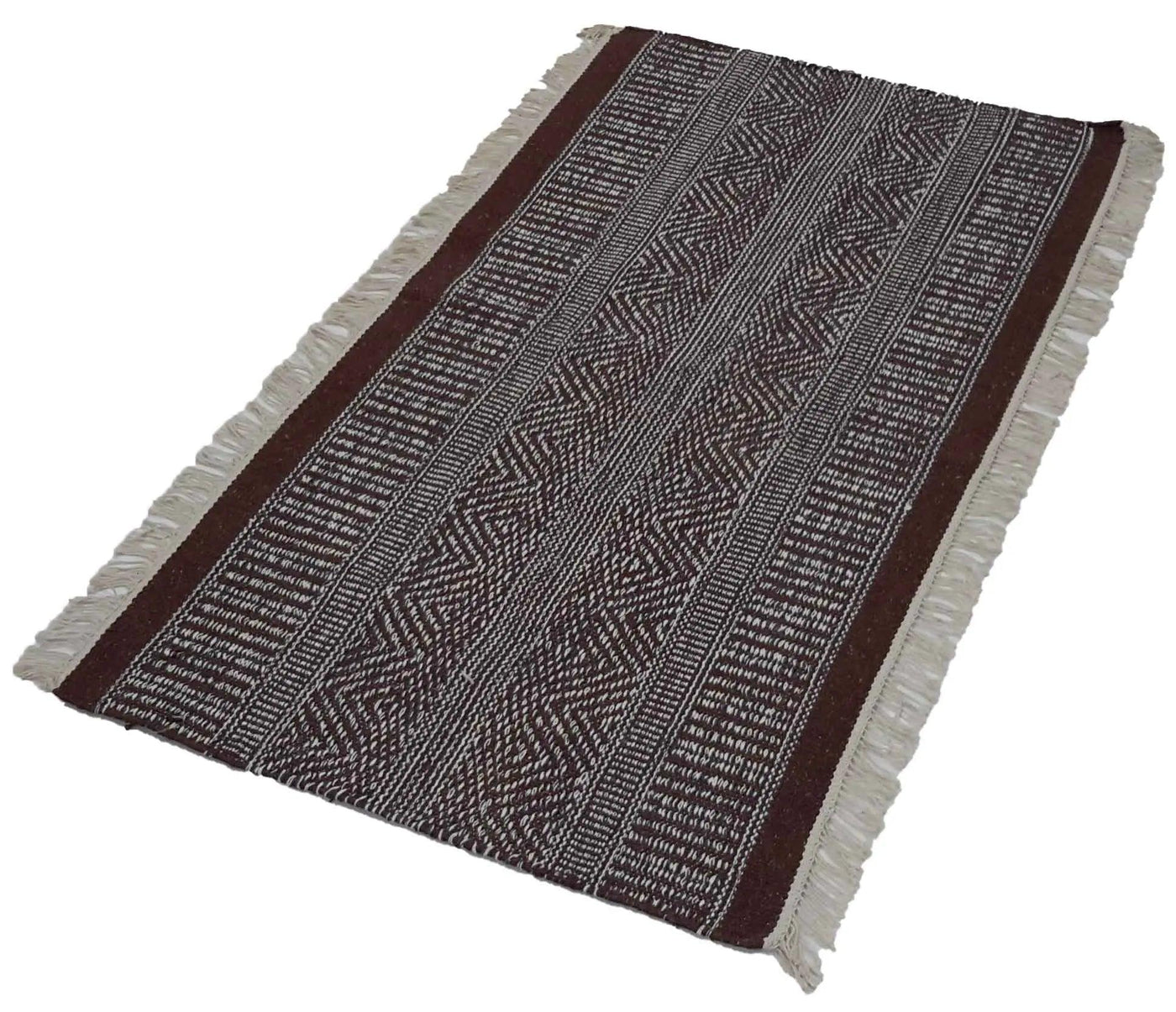 Canvello Hand Made Casual All Over Indo Kilim Rug - 2'2'' X 3'10'' - Canvello