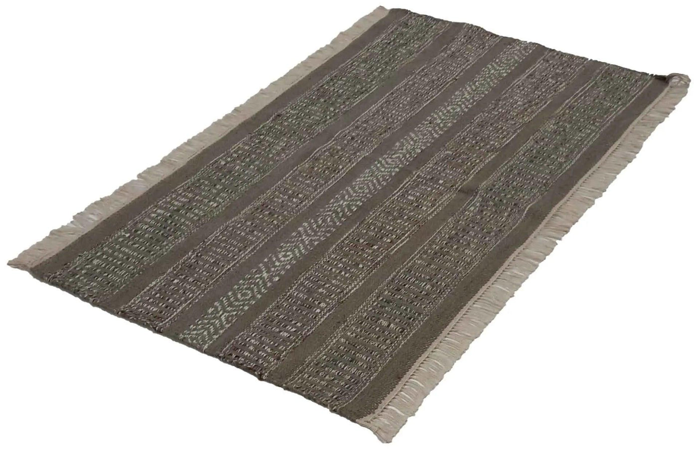 Canvello Hand Made Casual All Over Indo Kilim Rug - 2'2'' X 3'10'' - Canvello