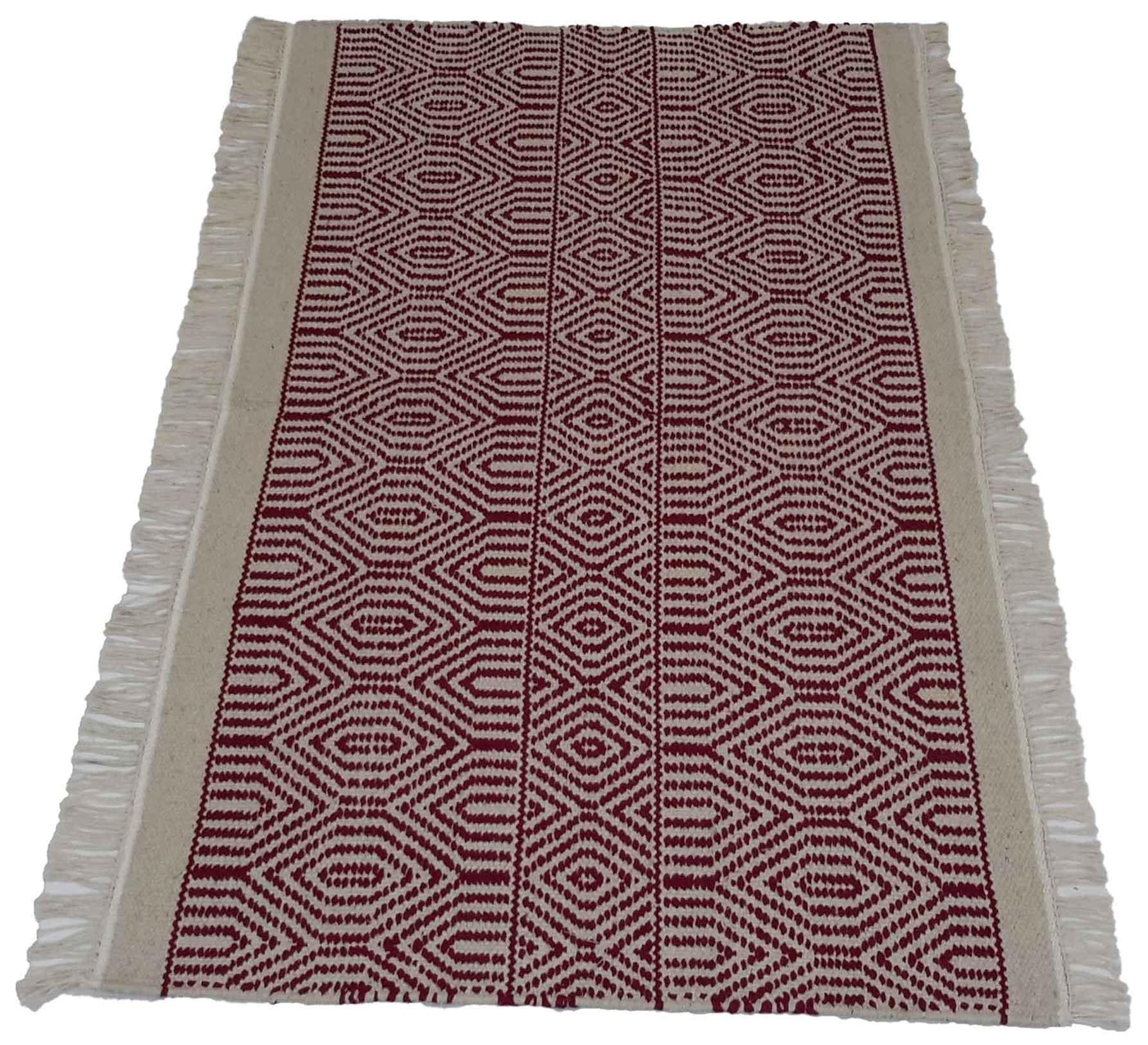 Canvello Hand Made Casual All Over Indo Kilim Rug - 2'2'' X 3'10'' - Canvello