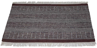 Canvello Hand Made Casual All Over Indo Kilim Rug - 2'2'' X 3'10'' - Canvello