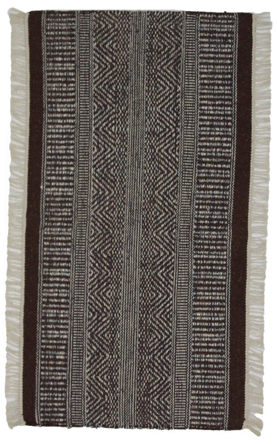 Canvello Hand Made Casual All Over Indo Kilim Rug - 2'2'' X 3'10'' - Canvello