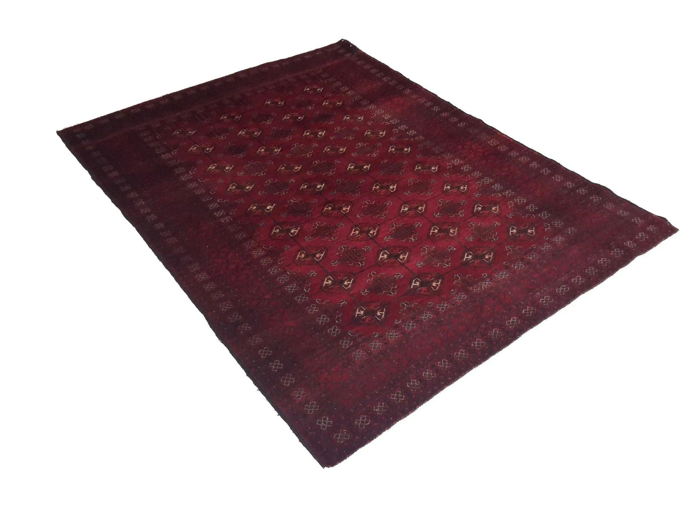 Canvello Hand Made Casual All Over Persian Baluchi Rug - 4'5'' X 5'11''