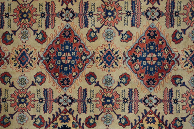 Canvello Hand Made Casual All Over Silkroad Mahal Rug - 8'3'' X 10'1'' - Canvello