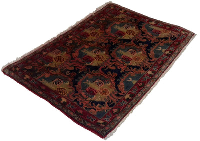 Canvello Hand Made Casual All Over Silkroad Saurogh Rug - 1'7'' X 2'8'' - Canvello