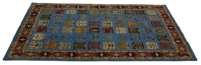 Canvello Hand Made Casual Four Season Gabbeh Tabriz Rug - 6'4'' X 9'7'' - Canvello