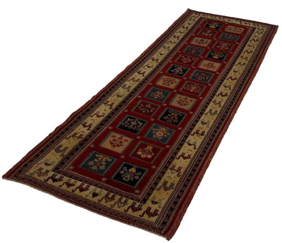 Canvello Hand Made Casual Four Season Silkroad Sirjan Rug - 2'9'' X 8'1'' - Canvello