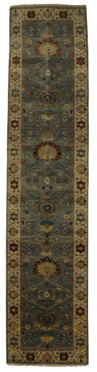 Canvello Hand Made Formal All Over Indo Mahal Rug - 2'7'' X 11'9'' - Canvello