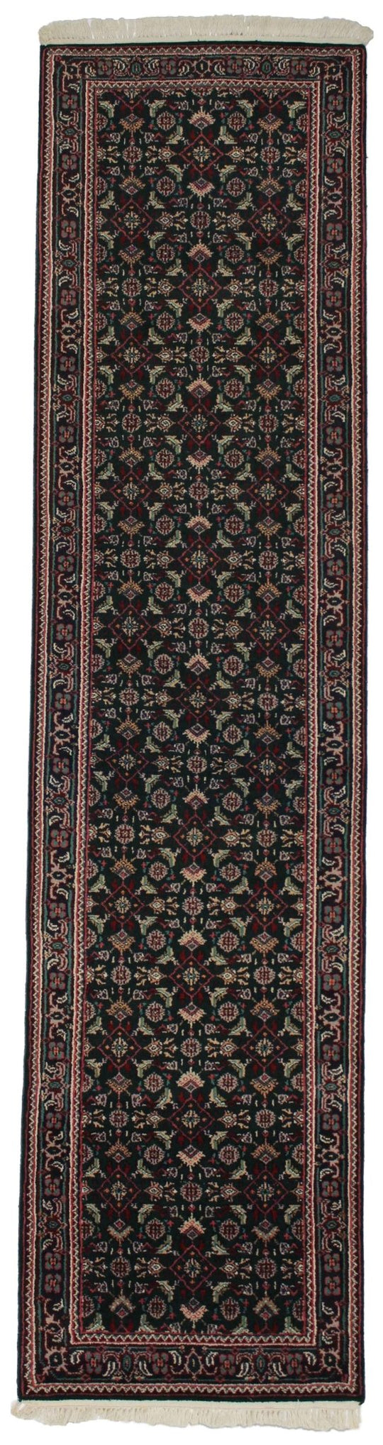 Alfombra Indo Tabriz hecha a mano formal Canvello - 2'7'' X 10'1''