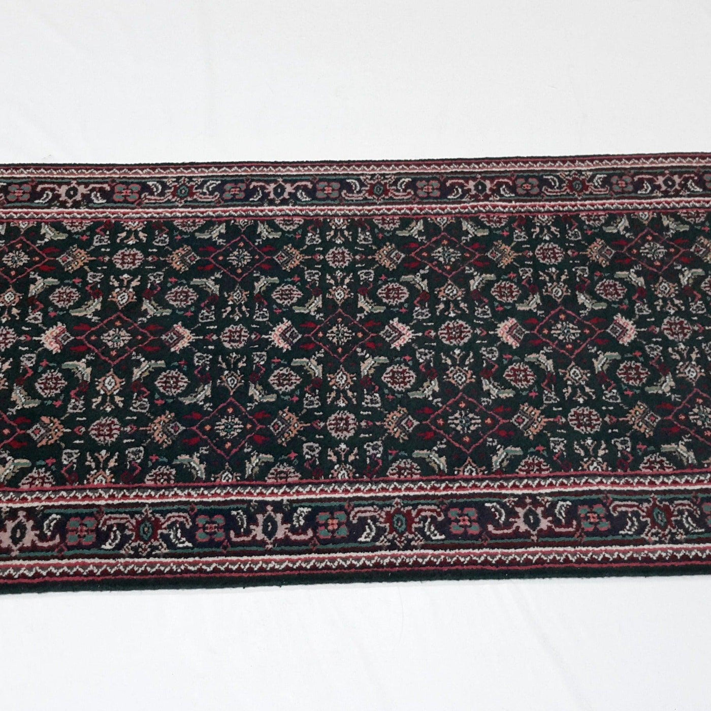 Canvello Hand Made Formal All Over Indo Tabriz Rug - 2'7'' X 10'1'' - Canvello